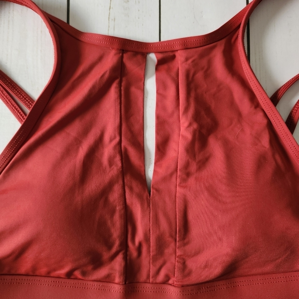 Skye Halter Bikini Top Size Medium Terracotta - Picture 2 of 9